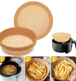 Airfryer Papirforme, Rund - 50 stk.