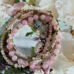 Armbånd GISELE Rose – Sæt med 3 stk