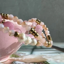 Armbånd GISELE Rose – Sæt med 3 stk
