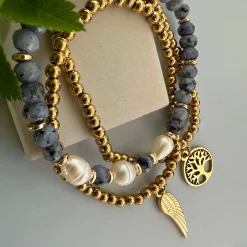 Armbånd Juliane - Blue mix