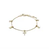 Armbånd med vedhæng - forgyldt