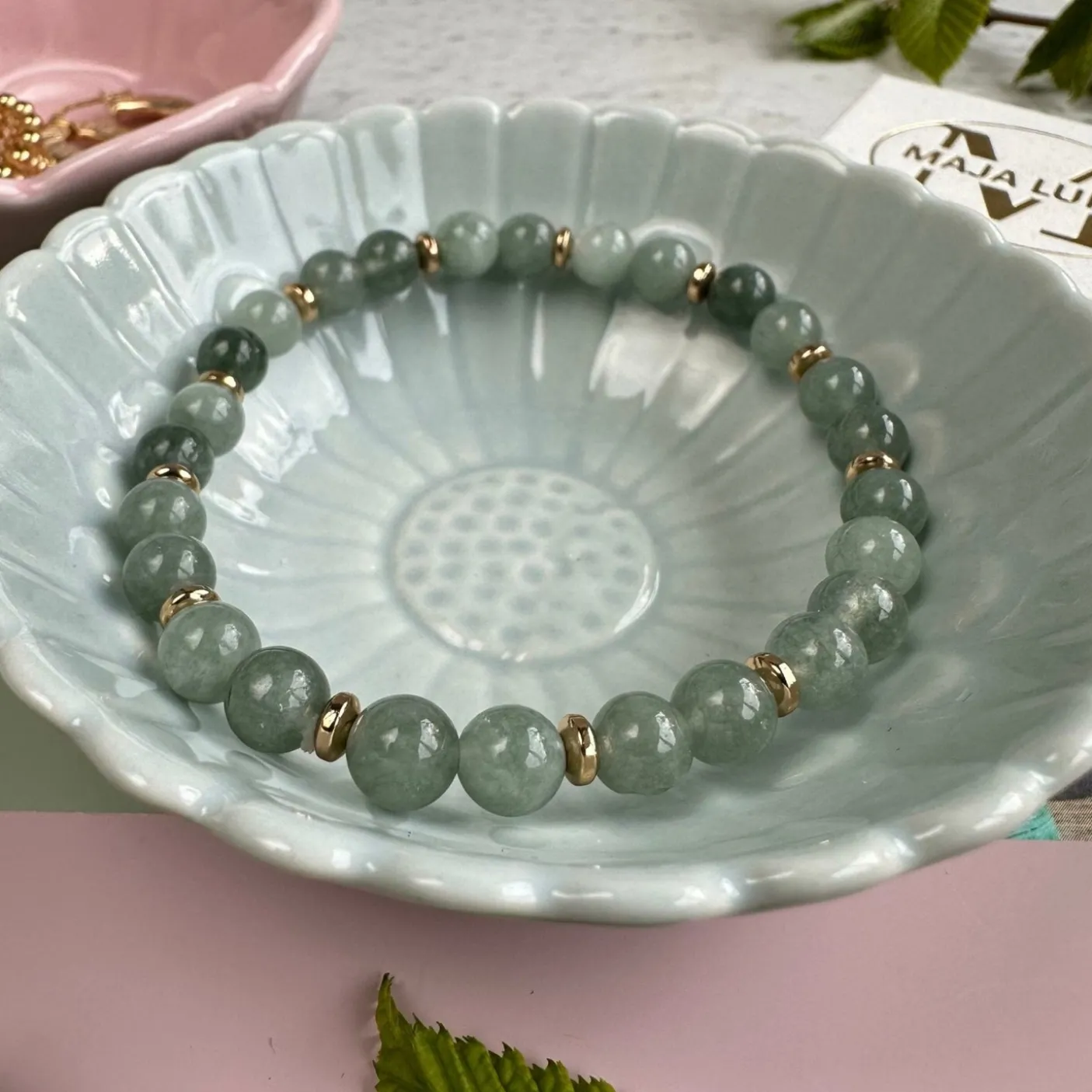 Armbånd Mollie jade green