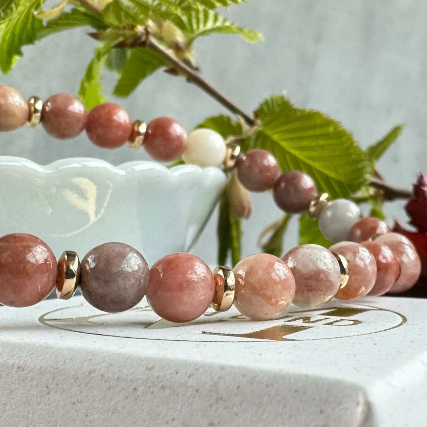 Armbånd Mollie Natur / Rose