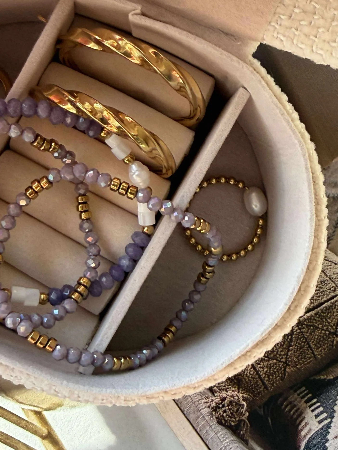 Armbånd Sarabella Lavendel – Sæt med 3 stk