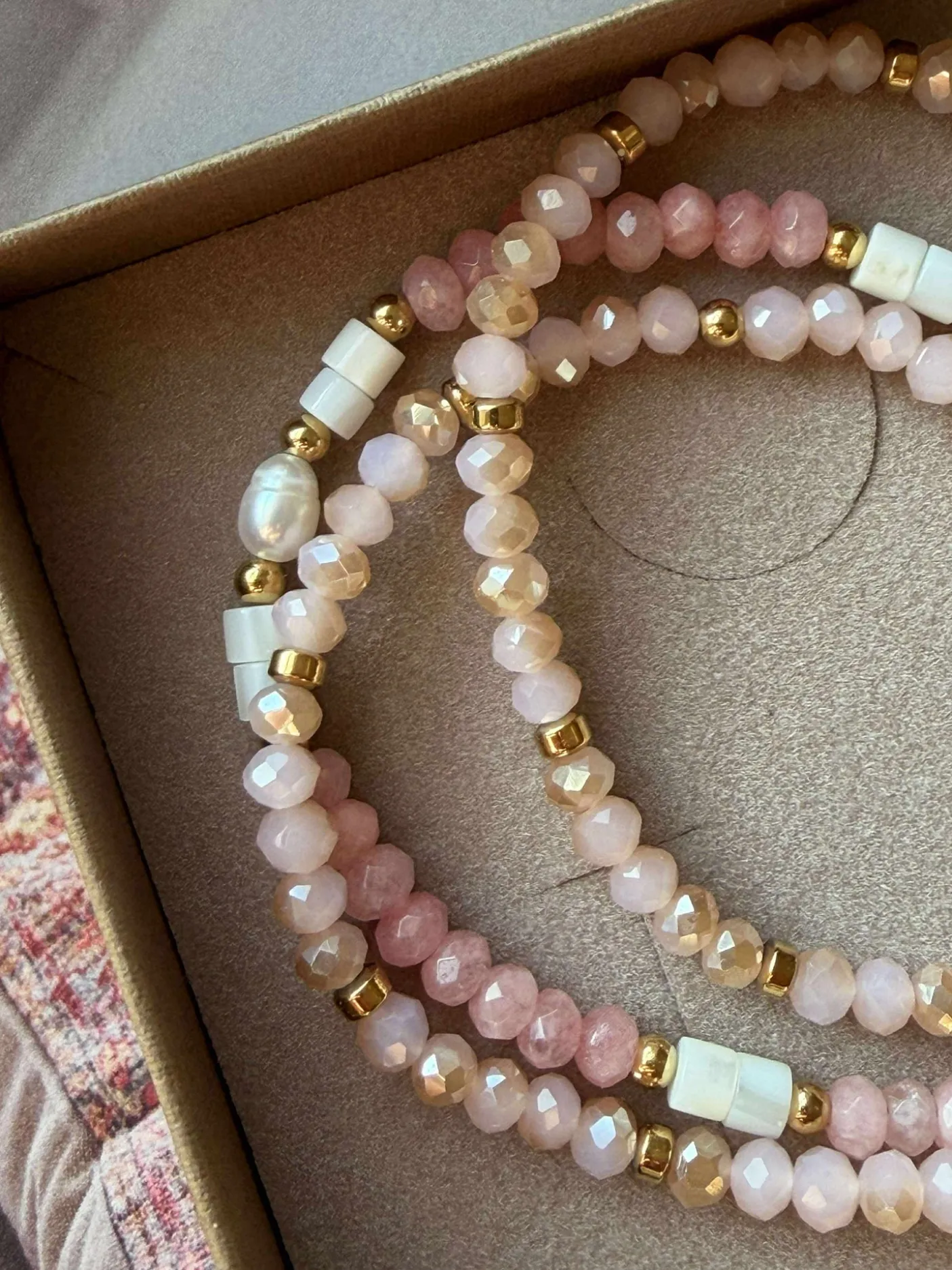 Armbånd Sarabella Soft Rose – Sæt med 3 stk