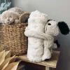 Babytæppe med bamse hund