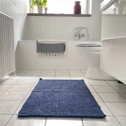 Bademåtte 50x80cm – Blå