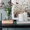 Bakke med kant 14x14 - Neutral Akacia