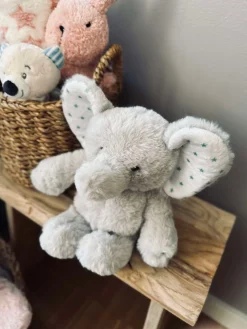 Bamse Elefant - 25cm - Grå