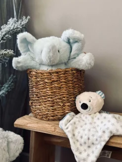 Bamse Elefant 25cm - Lyseblå
