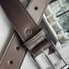 Bælte 3,5 cm - Dark taupe