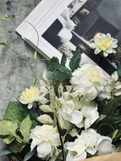 Buket Hortensia - Hvid