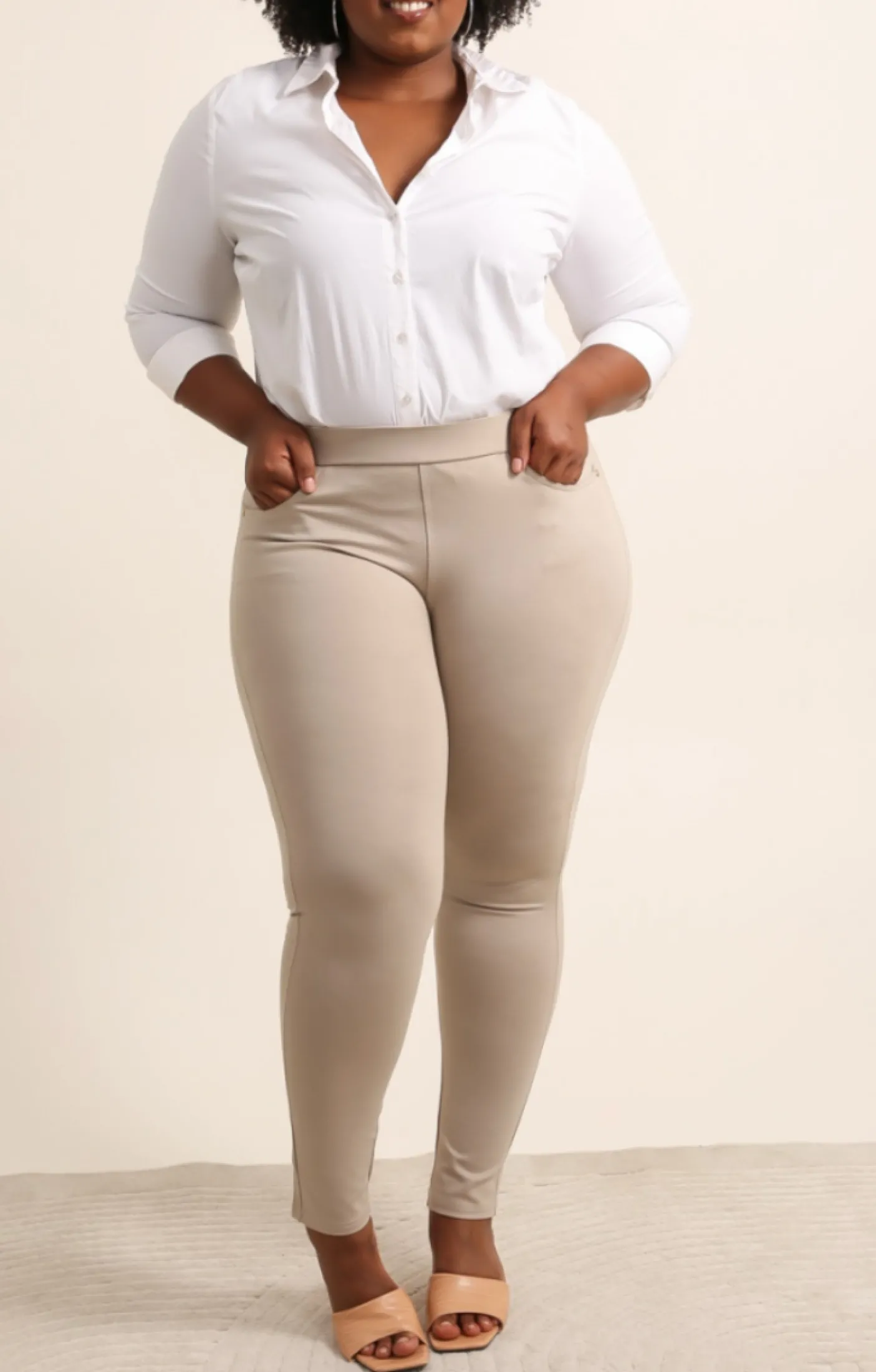 Bukser Amalie Stretchy Plus Size 38-50
