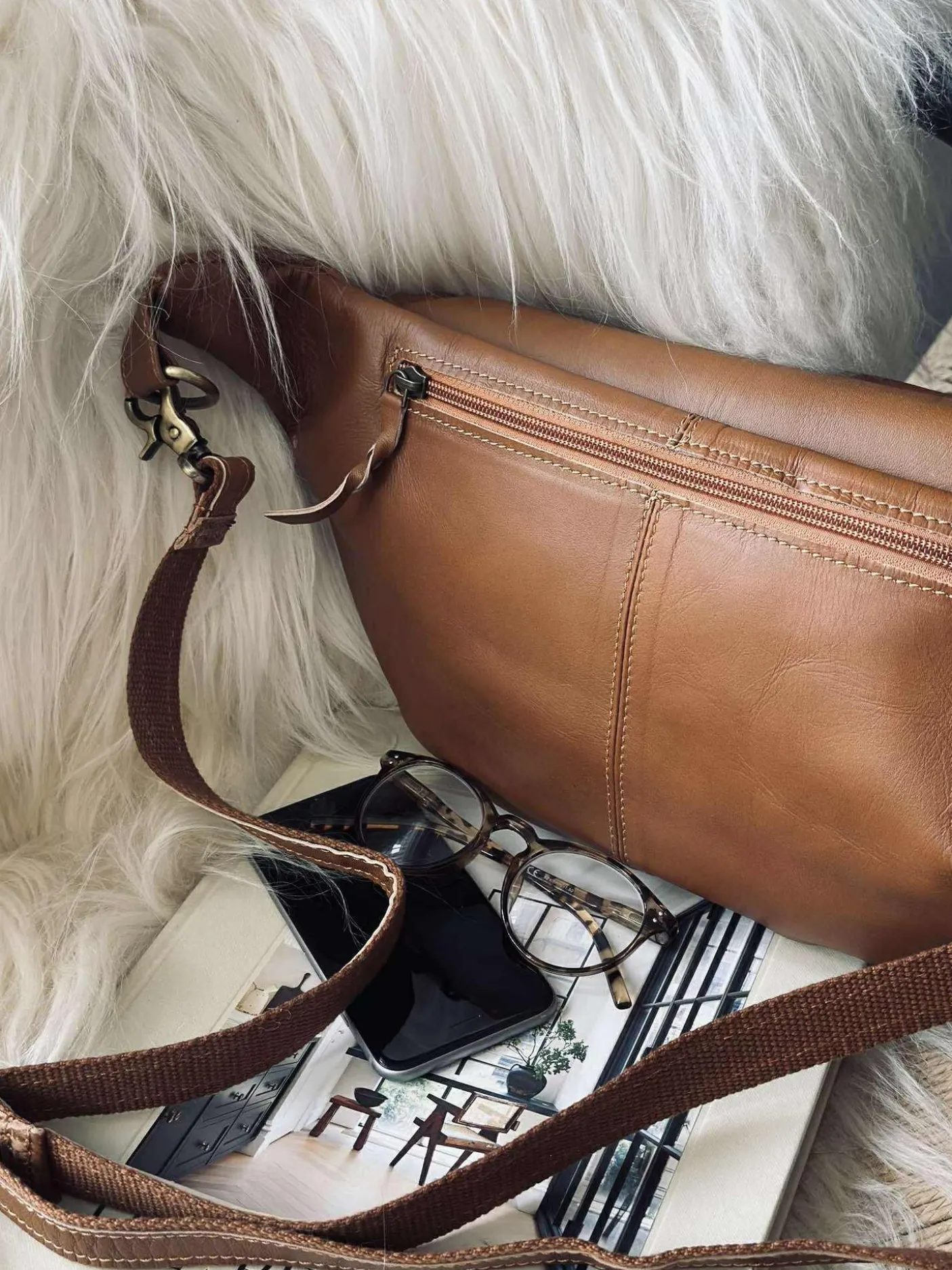 Bumbag Big Selma - Cognac