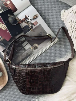 Bumbag brown croco