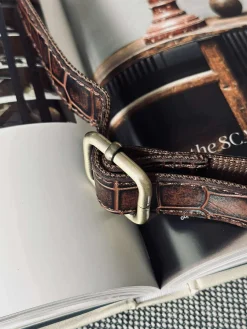 Bumbag brown croco