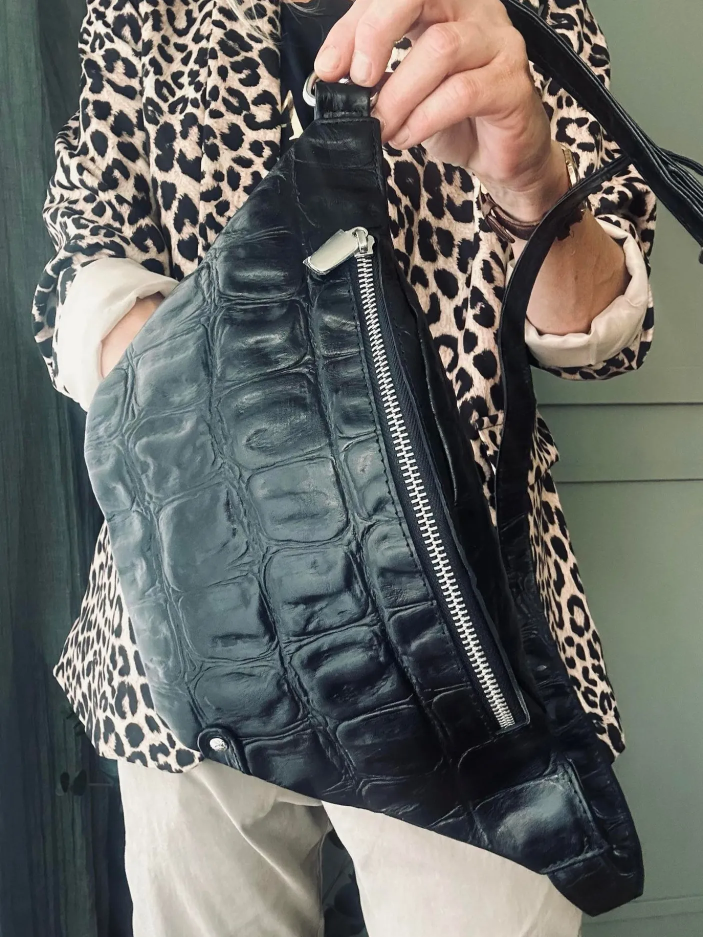 Bumbag Croco deluxe