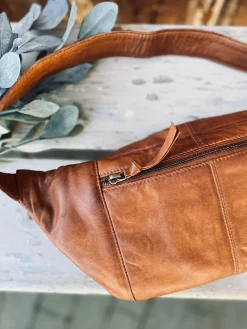 Bumbag JUNE - BIG Cognac