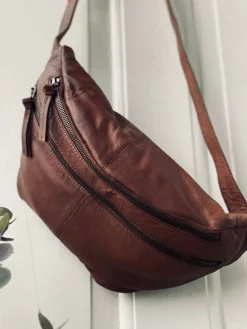 Bumbag LOCK - Dark cognac