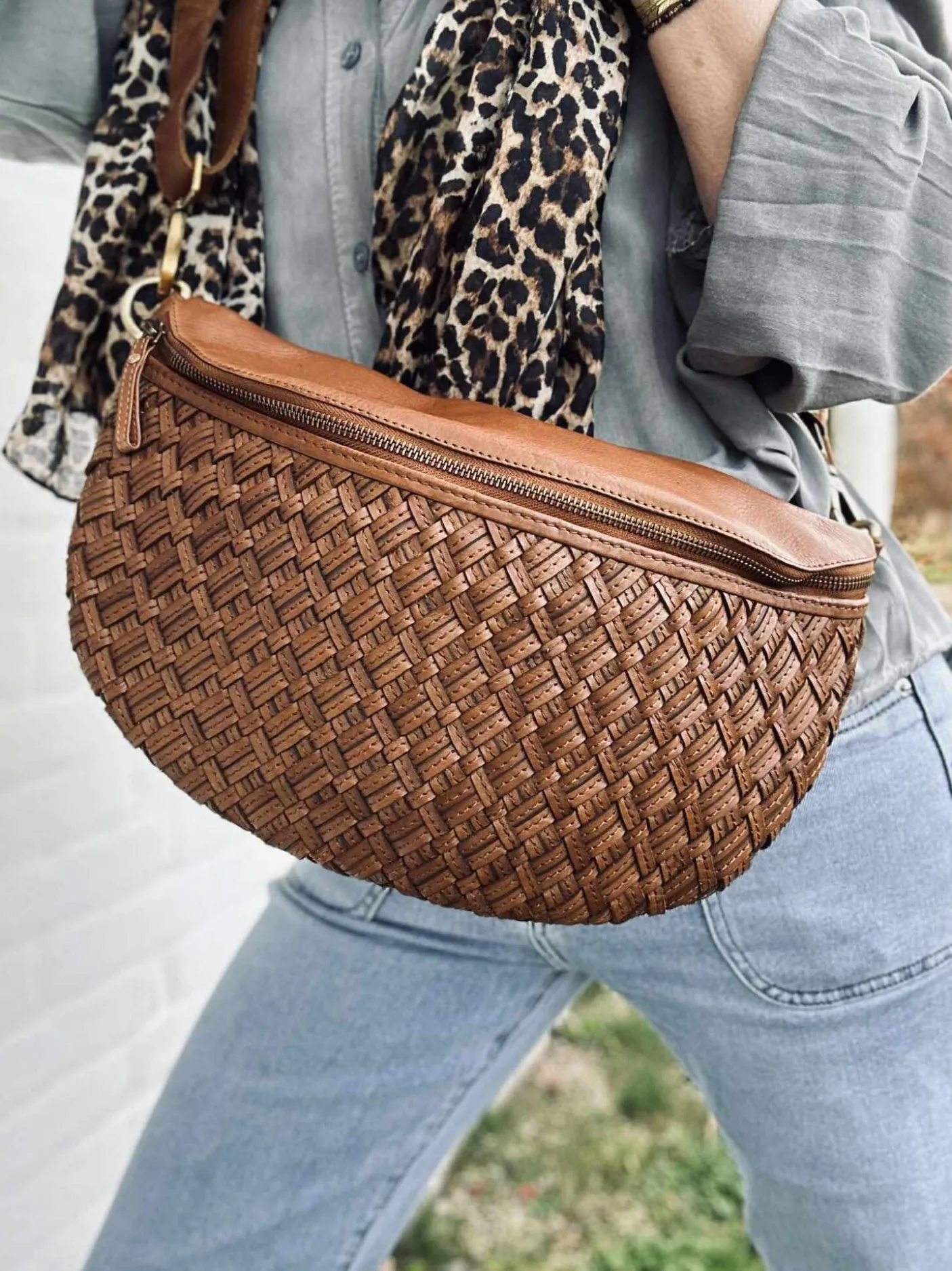 Bumbag Mika cognac
