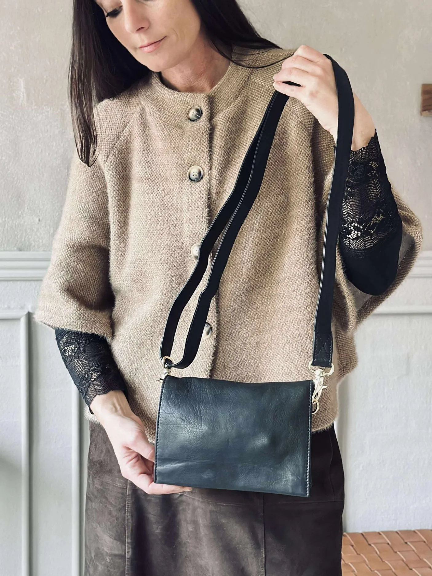 Clutch Black / gold
