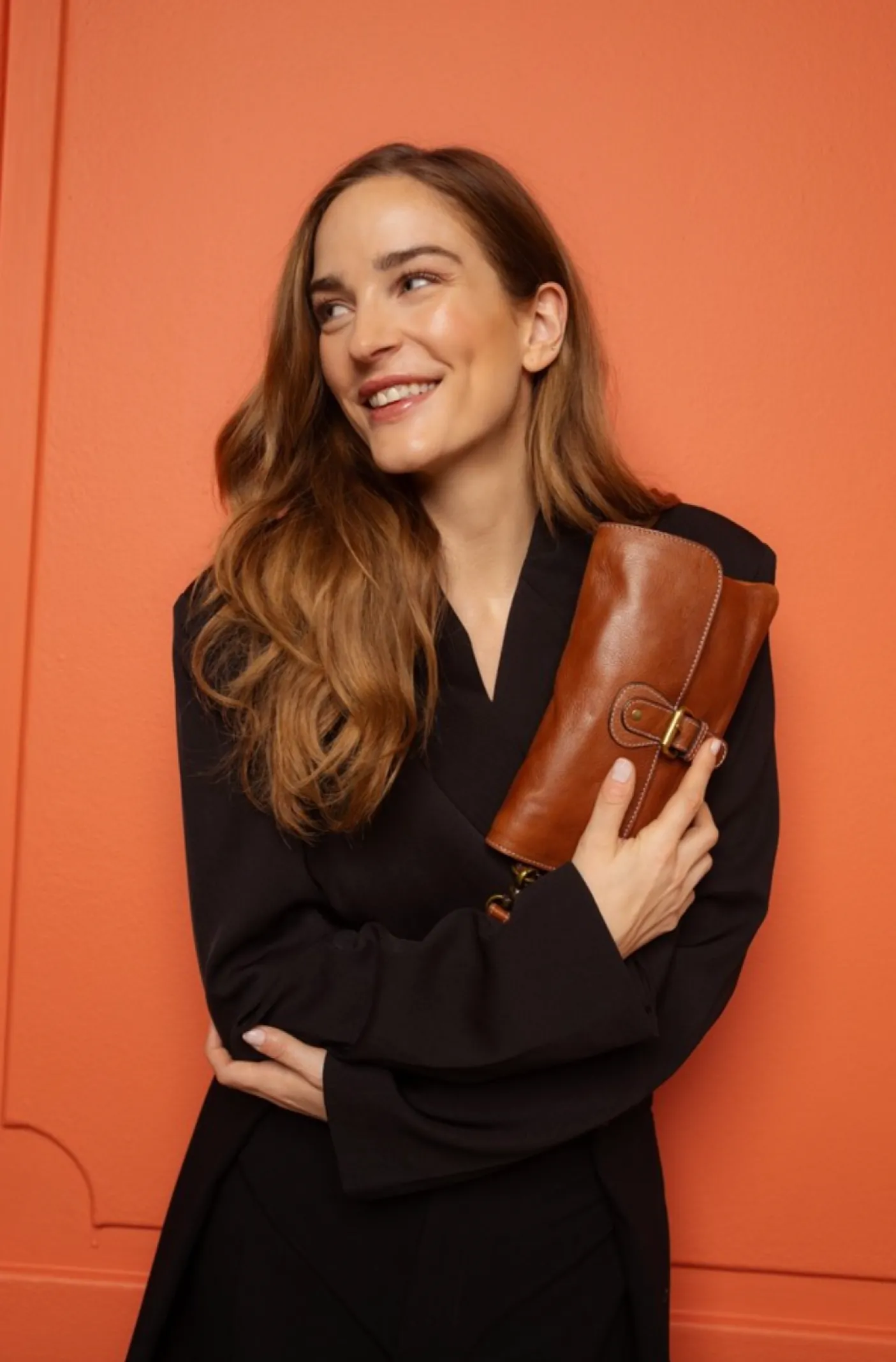 Clutch Jodi - Walnut