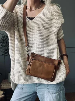 Clutch Mille cognac