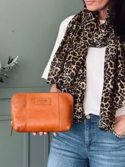 Clutch Minna Cognac