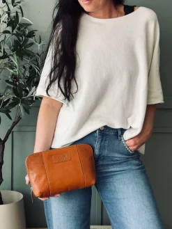 Clutch Minna Cognac