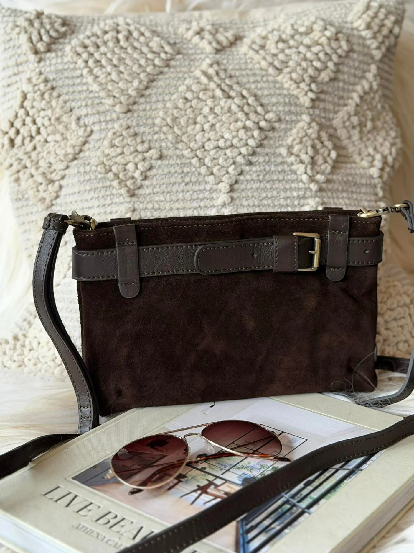 Clutch ruskind - Chocolate