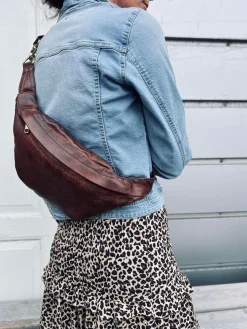 Cool Buffy Bumbag i smørblødt læder - Brandy