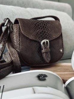 Crossbody Aura - Brown croco