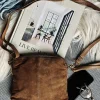 Crossbody clutch ALICE - Ruskind caramel