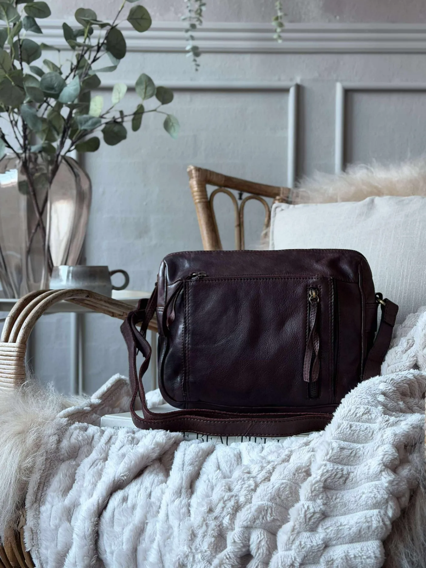Crossbody Raw Boheme Big – Brown