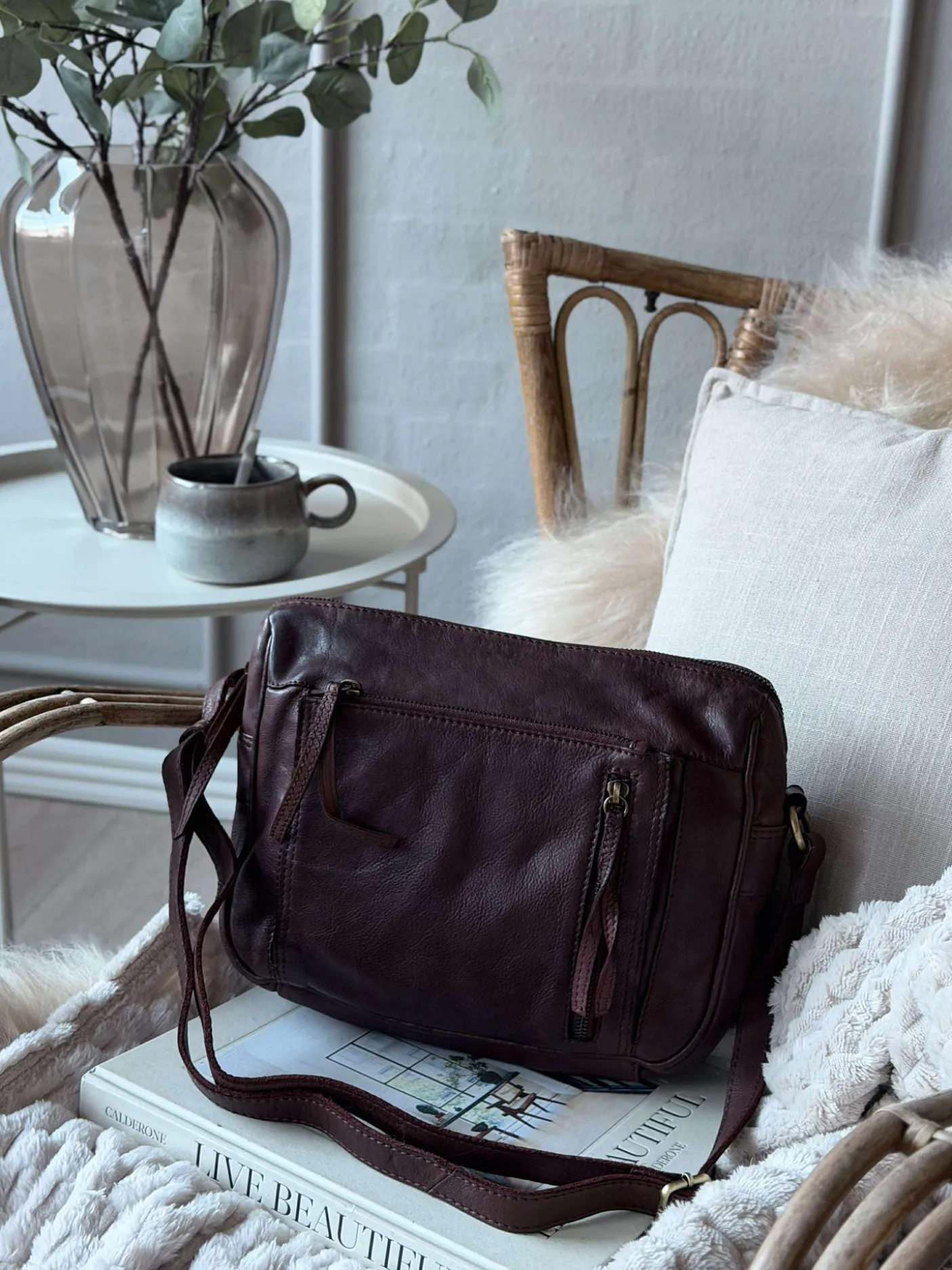 Crossbody Raw Boheme Big – Brown