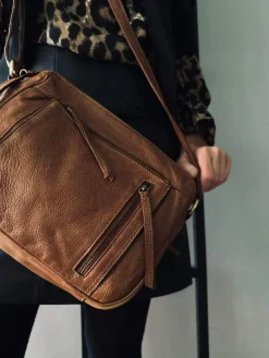 Crossbody Raw Boheme Big – Cognac