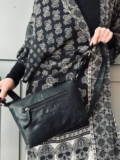 Crossbody Raw Boheme Medium – Black