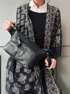 Crossbody Raw Boheme Medium – Black