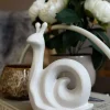 Deco snegl - Hvid eller beige