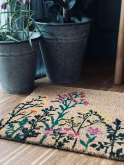 Dørmåtte Flora