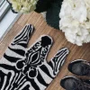 DØRMÅTTE 40x75 ZEBRA Kokos