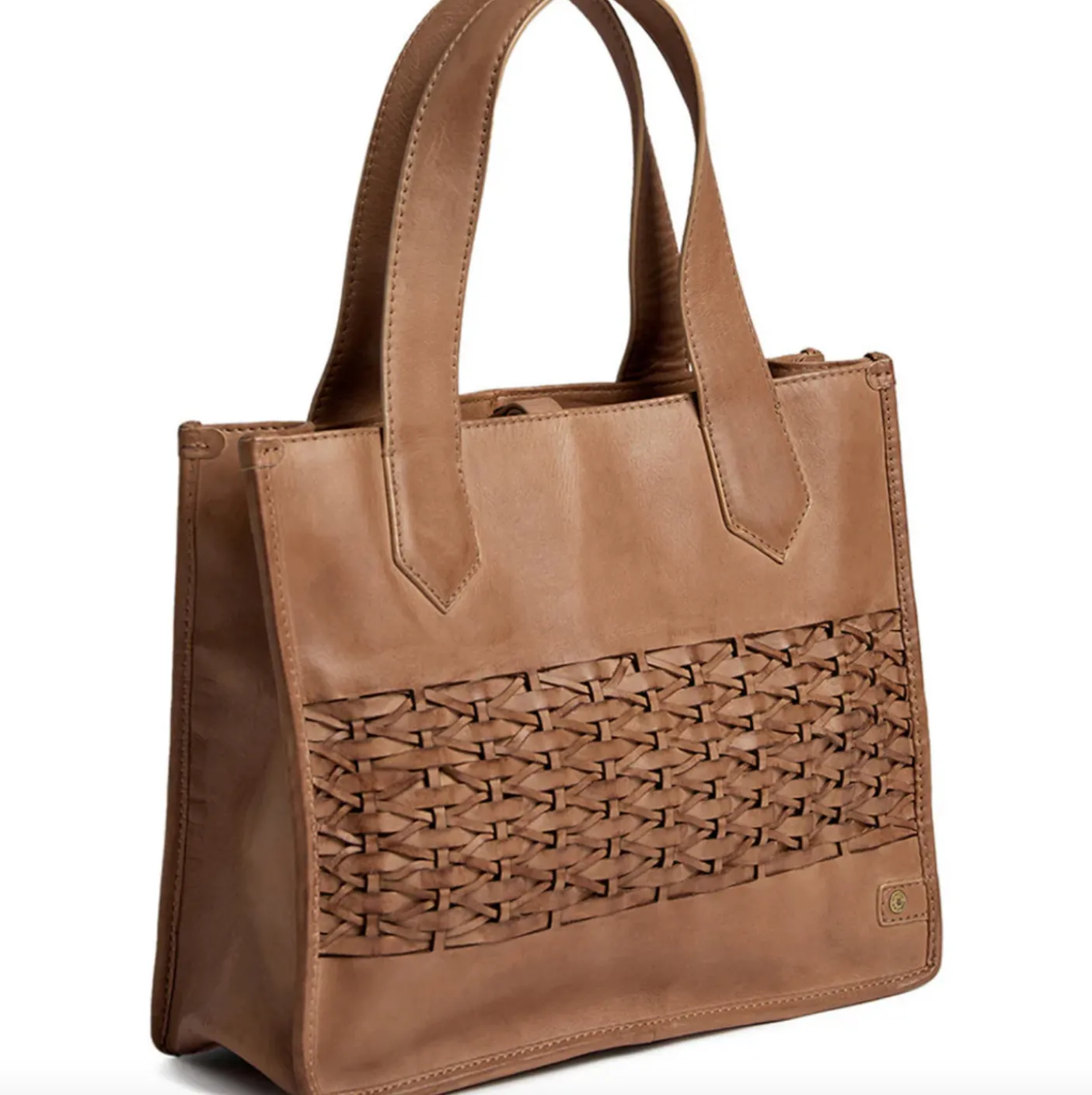 Elegant håndtaske - Camel
