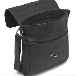 Elegant skuldertaske - Kalveskind