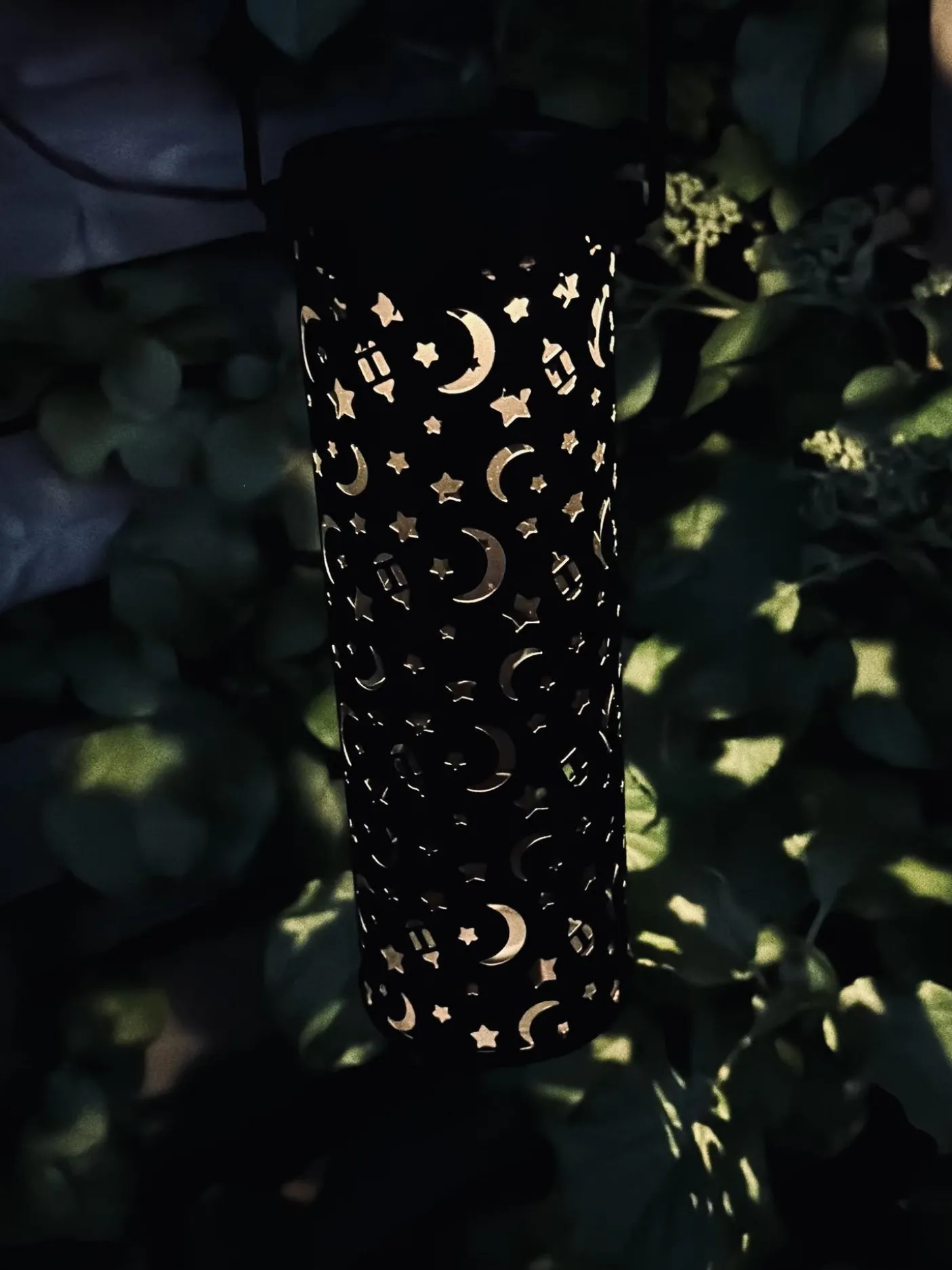 Fakkel med solceller – 2 stk STARS & MOON