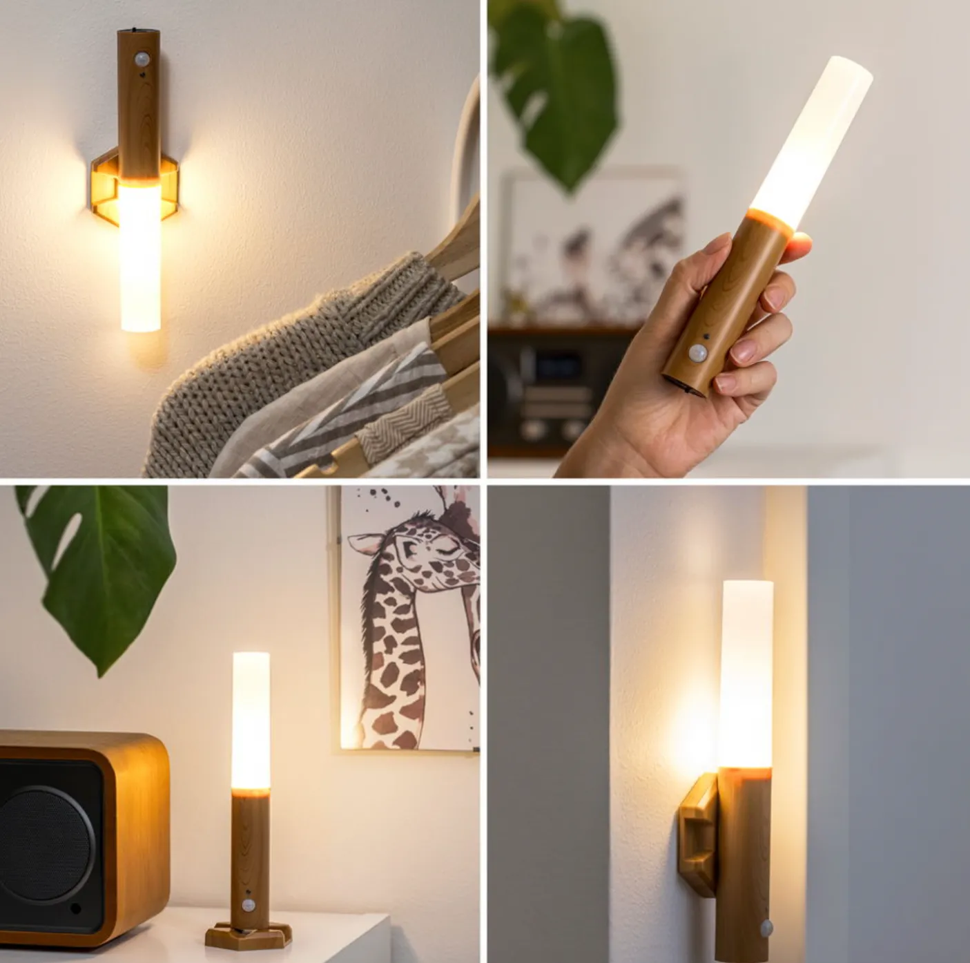 Flytbar sensorlampe - 2 stk.