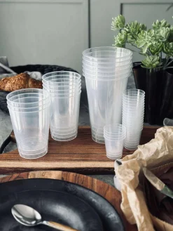 Genanvendelige ølglas 25 cl - 6stk.