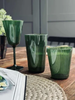 Glas Claire 500ml. Grøn - 2 stk.