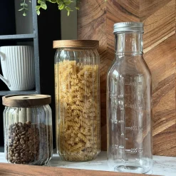 Glasflaske med Måleenheder - 1000 ml