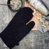 Grillhandske i sort quilt