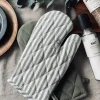 Grillhandske - Quilt Salvie strib